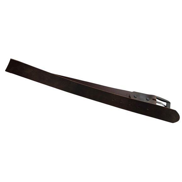 3D Belts Brown Leather Belt Black Buckle Made In USA Durable Stylish Size 36 - Picture 4 of 5